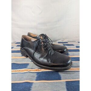 Vintage Cardinal Men's Black Leather Oxford Dress Shoes US 9 EU 43 [X06]